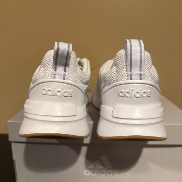 Adidas Racer TR21 Running Shoes White Low Top Sneakers Gx4207 Women’s Size 8 - Picture 4 of 5